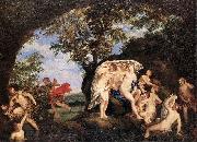 Albani  Francesco Diana and Actaeon painting